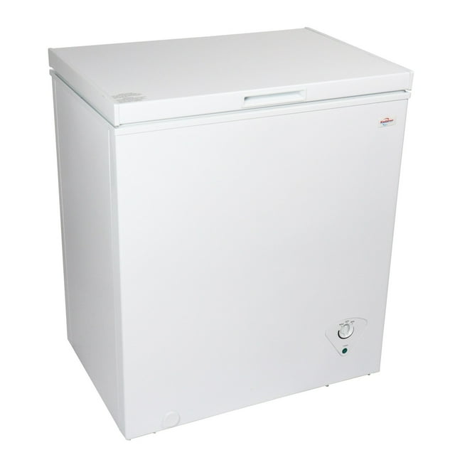 Koolatron Chest Freezer 5.0 cu ft, Compact Freezer (155L) White, Manual