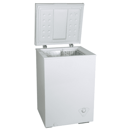 Koolatron Compact Chest Freezer 3.5 cu ft (99L) White, Manual Defrost