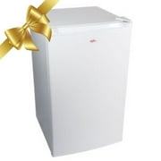 Koolatron Compact Upright Freezer, 3.1 cu ft 88L White Manual Defrost