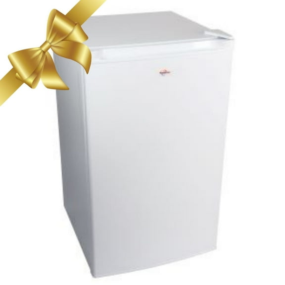 Koolatron Compact Upright Freezer, 3.1 cu ft (88L) White Manual Defrost