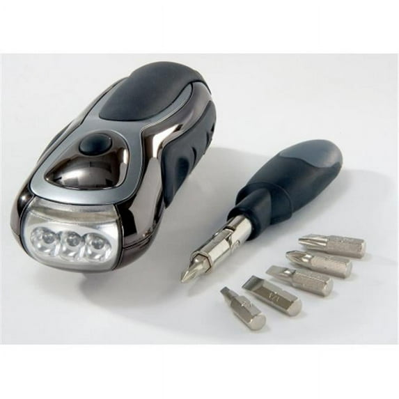 Koolatron FD10 Dynamo Crank Flashlight