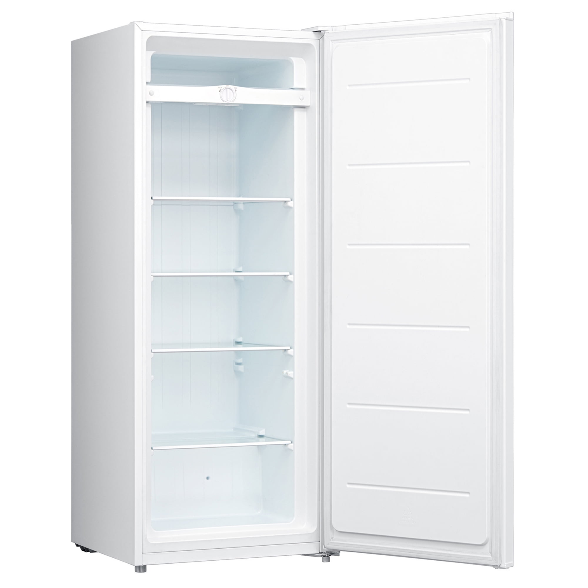 Koolatron Garage-Ready Upright Freezer, 7.0 cu ft (198L), White, Low-Frost,  Space-Saving Flat Back