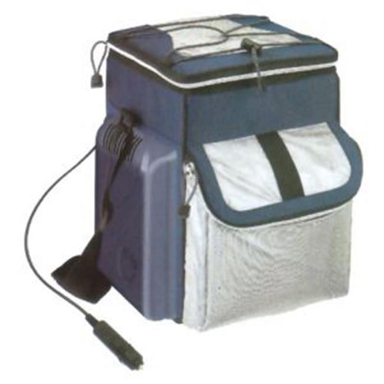 Black Electric Insulated Cooler Bag with Adjustable Strap