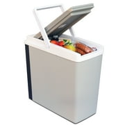 Koolatron 12V Electric Cooler/Warmer 17L 18 qt, Slim Design, Gray