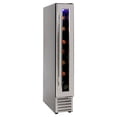 thumbnail image 1 of Koolatron 7 Bottle Slim 6 Inch Built-In Under-Counter Wine Fridge w/ Stainless Steel Door Frame, 1 of 7
