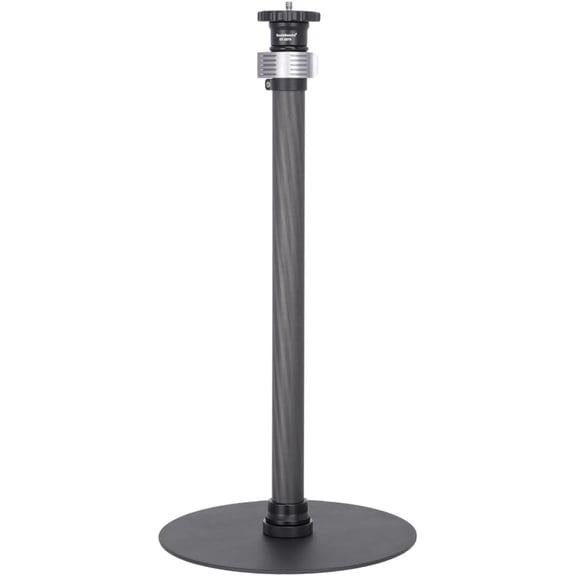 Koolehaoda Carbon Fiber Monopod Stand for Desk, 16"-28" Adjustable Camera Table Mount Stand with Heavy Base