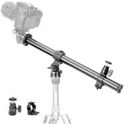 Koolehaoda Tripod Extension Arm,16.5 Horizontal Center Column Tripod Extension Arm 360  Rotatable Rotating Base for Overhead Photography, Macro and Low-Angle Shooting, Load up to 22lbs/10kg - VH-40