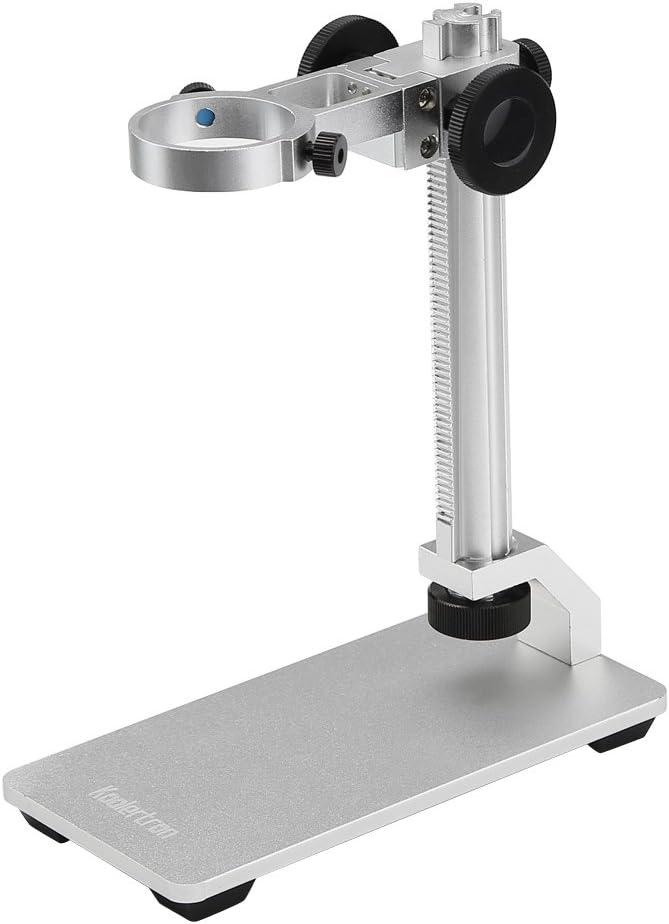 Koolertron Aluminum Alloy Microscope Stand Portable Adjustable Manual