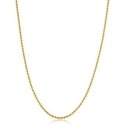 Fremada Rope Chain 10k Yellow Gold - 14 Inch