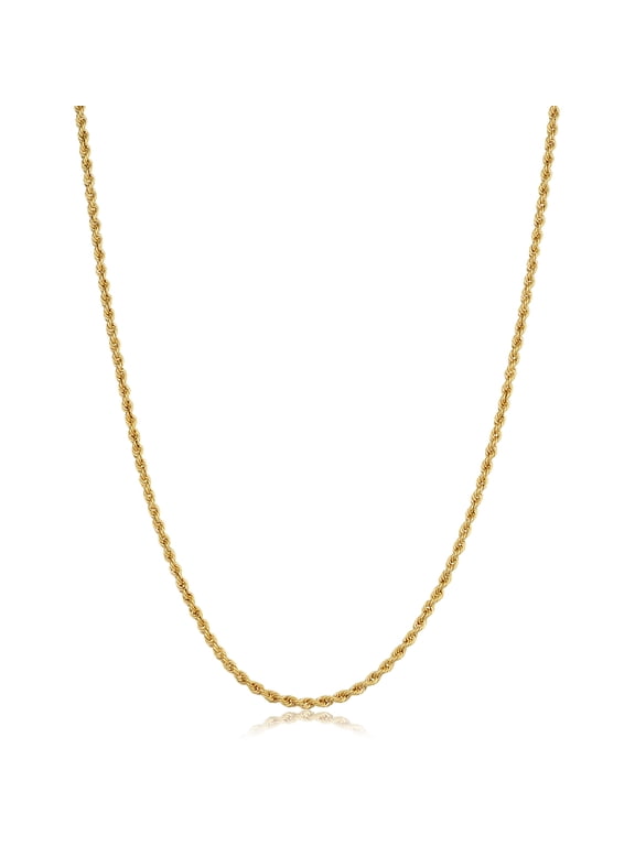 Rope Chain 10k Yellow Gold - 14 Inch