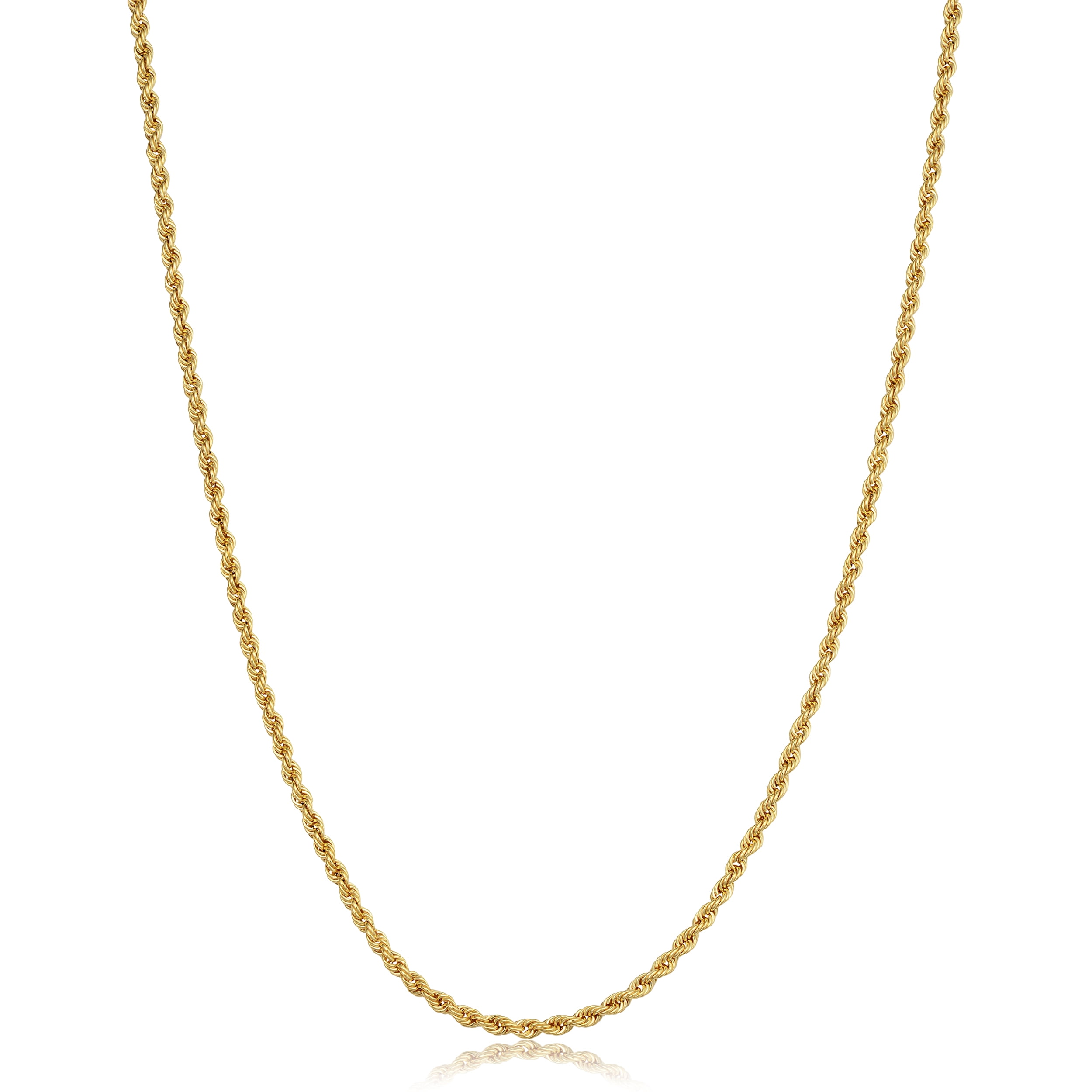 Fremada Rope Chain 10k Yellow Gold - 14 Inch