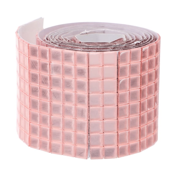 Koolleo 1 Roll Self-adhesive Square Mirror Mosaic Sticker Acrylic Mosaic Wall Sticker