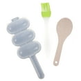 Koolleo 1 Set Rice Ball Mold DIY Ball Shaped Rice Shaker Lunch Maker