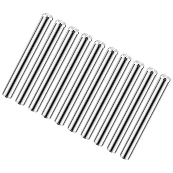 Koolleo 10pcs Dowel Pin Stainless Steel Shelf Support Pin Bunk Bed Support Accessory