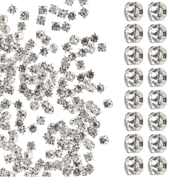 Koolleo 1440pcs Sew On Rhinestones Clothes DIY Rhinestones Glass Decorative Materials for DIY