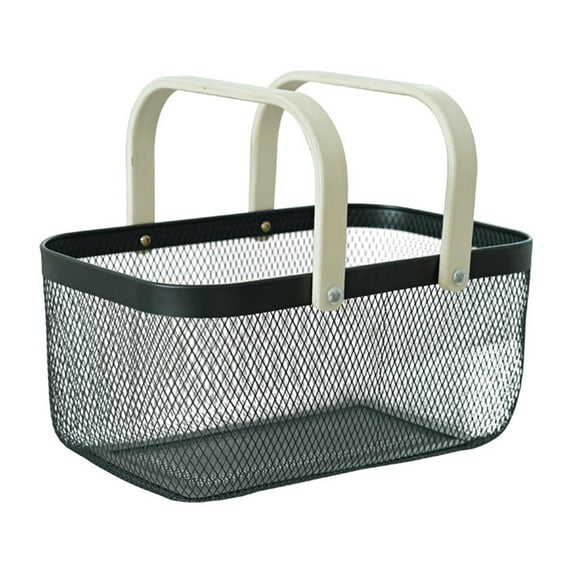 Koolleo 1pc Household Multipurpose Basket Storage Basket Handheld Storage Basket