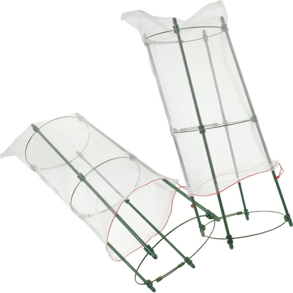 Koolleo 2 sets of Plant Cages Garden Tomato Cages Stakes Vegetable Trellis with Mesh Bag