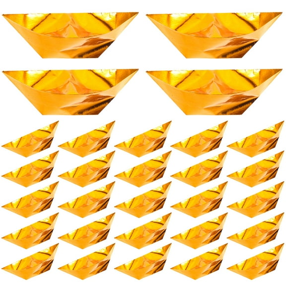 RUNROTOO Paper Sacrificing Ingots Golden 200Pcs 15.5X4.9X0.1Cm
