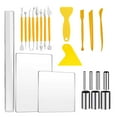 Koolleo 23pcs Clay Tools Set Acrylic Clay Roller Polymer Clay Shaping