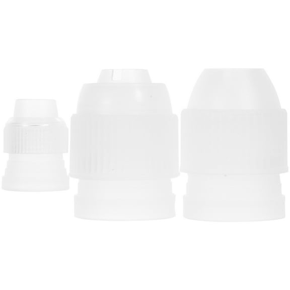 Koolleo 3pcs Plastic Pastry Piping Couplers Cupcake Cookie Piping Couplers Pastry Converter