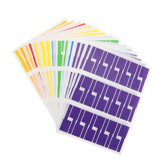 Koolleo 40 Sheets Cable Label Ethernet Cable Label Waterproof Write On Sticker Supply