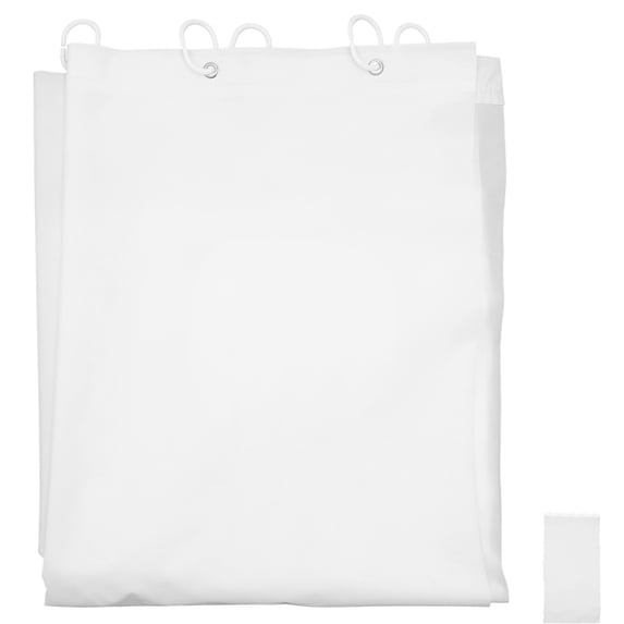 Koolleo Shower Curtain Practical Curtain Modern Simple Plain Color Bathroom Curtain