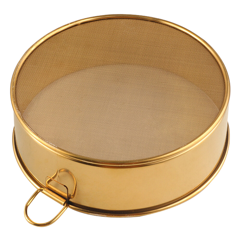 Koolleo Stainless Steel Sieve Creative Flour Sieve Round Powered Sugar Sifter Baking Tool