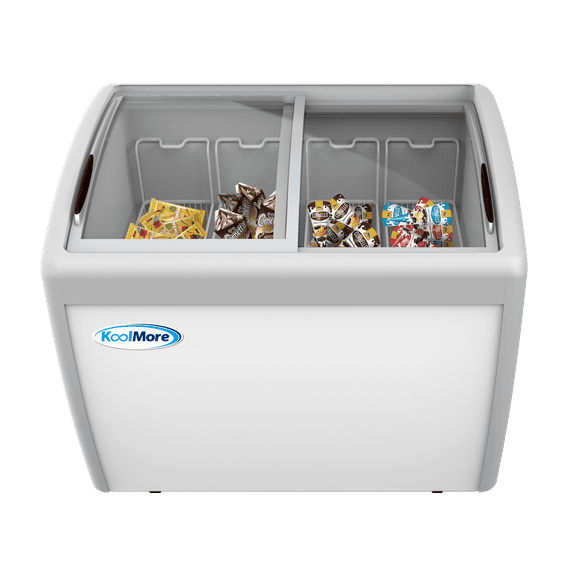 KoolMore 50 in. Display Ice Cream Freezer - 12 Cu. ft.