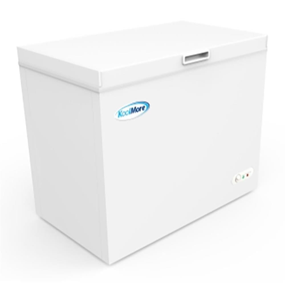KoolMore Comercial SCF-7C Deep Chest Freezer with Two Wire Basket, 7 cu. ft. Food and Meat Storage, ETL Certification, White