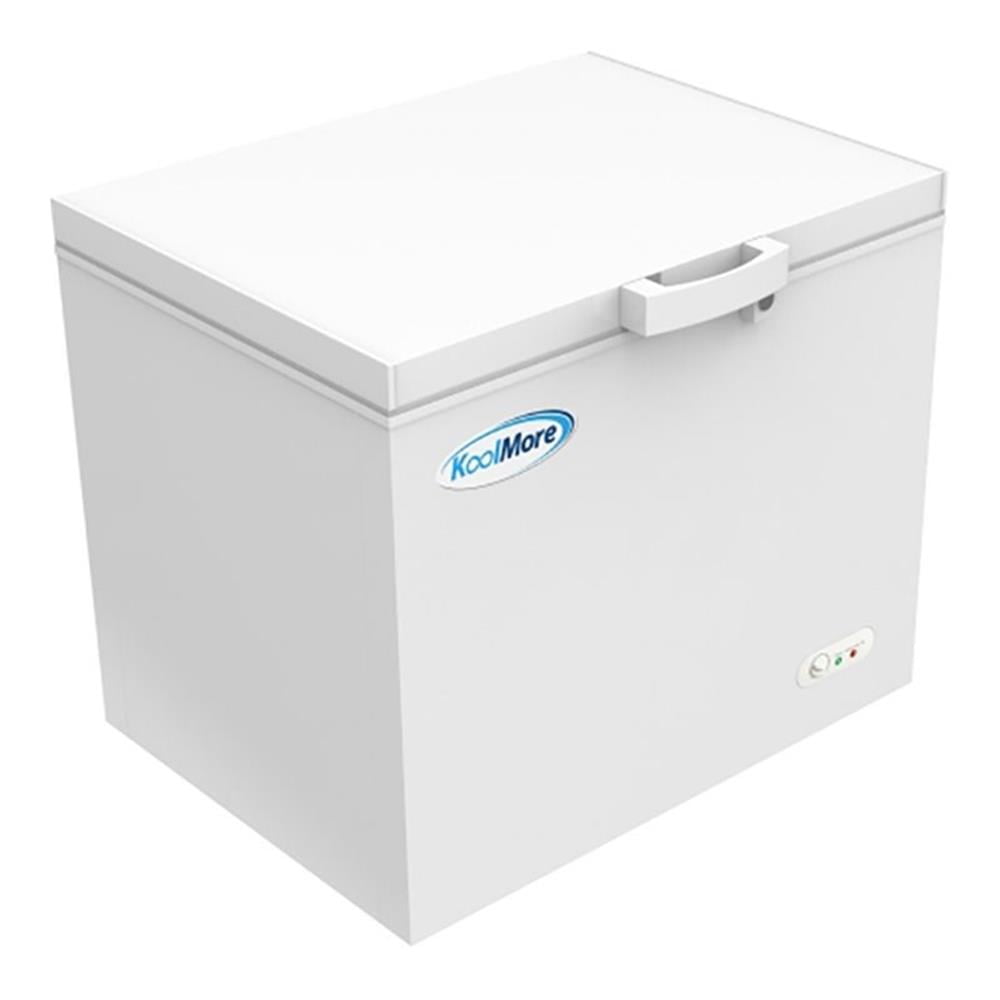 Koolmore SCF-9C Metal Deep Chest Freezer with Wire Basket in White