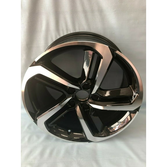 Kooloo Aluminum 20" Wheel 5x114.3 Pattern 20x8.5" 5 Lugs, Black Machine Face, 4 Piece