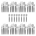 thumbnail image 2 of 48-Piece Stainless Steel Silverware Flatware Set – Service For 8, Kitchen Cutlery, Glossy Silver 2 of 2