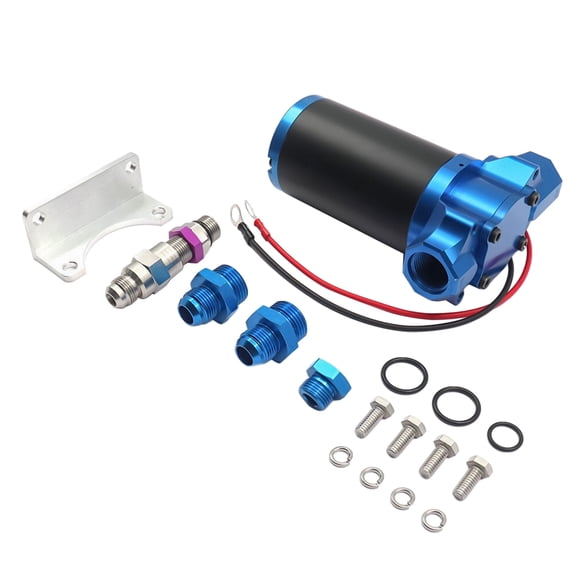 Koomaha 400 GPH Electric Fuel Gas Alcohol Pump W/ By pass Hardwares For Street Racing