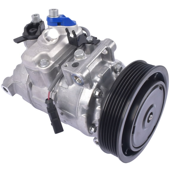 Koomaha A/C Compressor for Audi A6 Quattro 2.4 2.8 FSI 3.0L 3.2L V6 4-Door 2010-2012 4F0260805