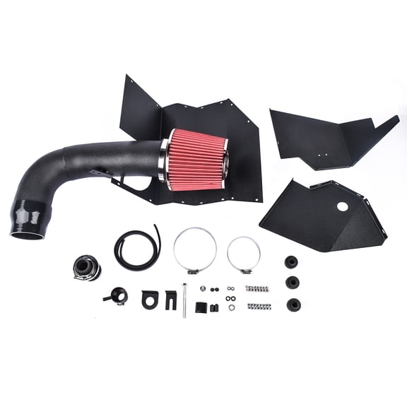 Koomaha For 2015- VW MK7/7.5 GTI Golf R Audi S3 A3 TTS TT 3.5'' Cold Air Intake System KD4183BK
