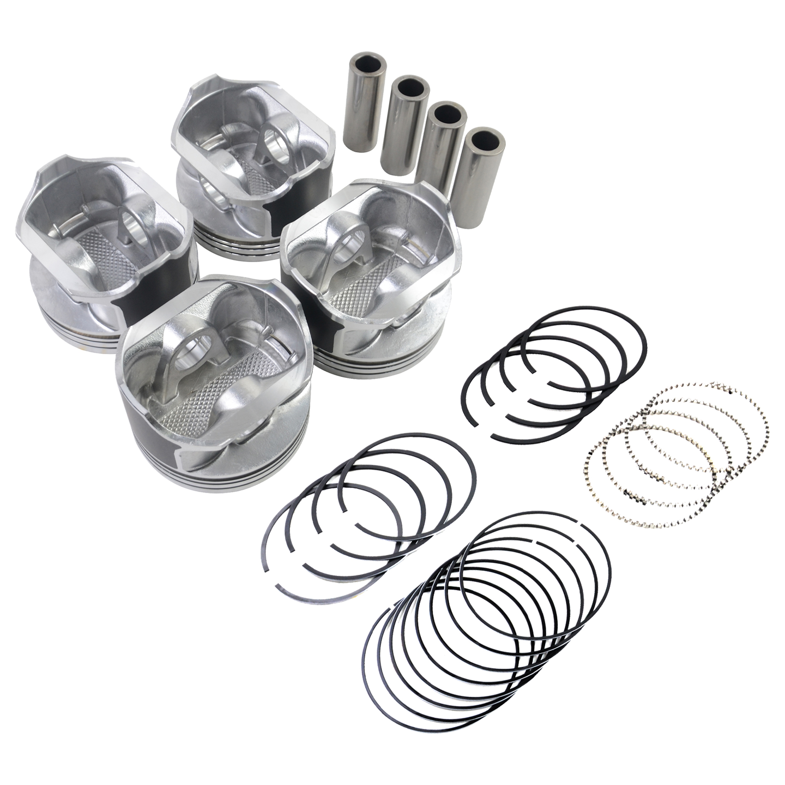 Koomaha Pistons Rings Set for Jeep Wrangler TJ Cherokee XJ Dodge Dakota