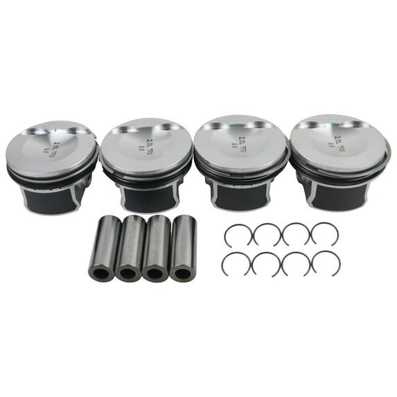 Koomaha Pistons Set Ø21mm for VW Golf Jetta Scirocco Audi A3 A4 TT Q3 Skoda Seat Leon CDNC 2.0T TSI