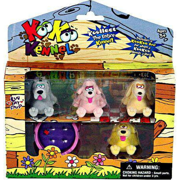Kooollectibles KooKoo Kennel Mini Figure 4-Pack (Random Dogs)