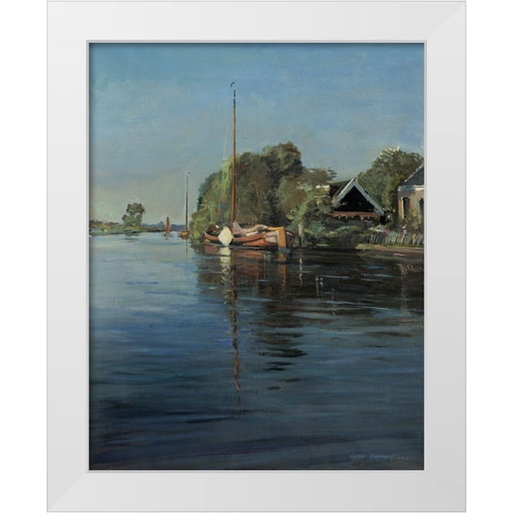 Koopmans, Gosse 15x18 White Modern Wood Framed Museum Art Print Titled - View on Eastermar