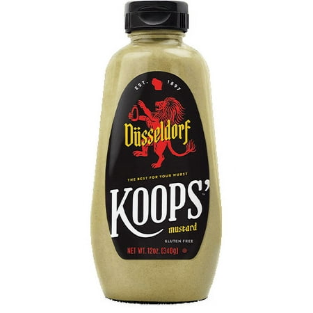 Koops' Dusseldorf Mustard, 12 oz (Pack of 12)