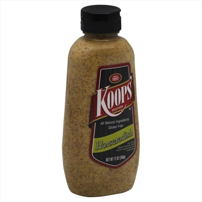 Koops' Mustard, Horseradish Mustard, 12 oz
