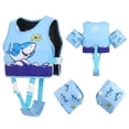 thumbnail image 1 of Koorium 3-in-1 Toddler Swim Vest Life Jacket for Kids,Pool Floaties Jacket 33-66lbs, Toddler Anti-Chafe Remove Arm Floats Swim Jacket with Water Wings for Boys Girls Child, 1 of 9
