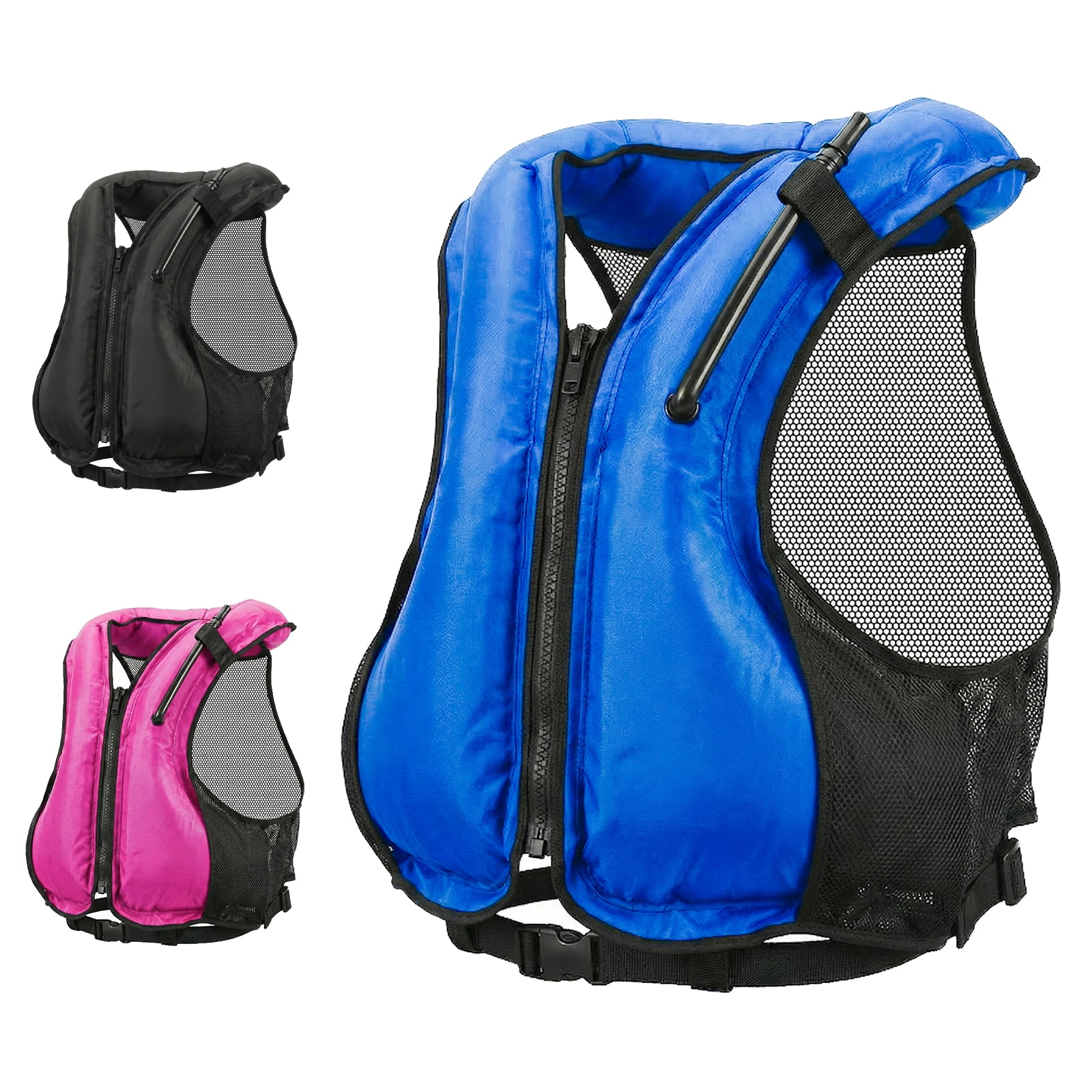 Koorium Inflatable Snorkel Vest,Adult Life Jacket,Portable Swim Jacket ...