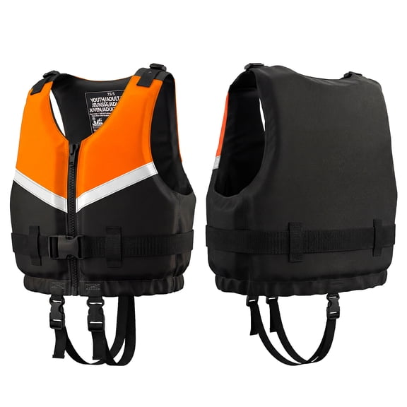 Koorium Kids Life Jacket Swim Vest Youth Swim Jacket Adults,Lightweight Quick-Dry Adjustable Buckles Zipper,Kayak, Swimming Training, Boating,Watersports