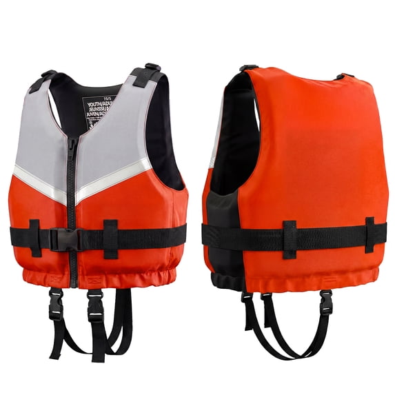 Koorium Kids Life Jacket Swim Vest Youth Swim Jacket Adults,Lightweight Quick-Dry Adjustable Buckles Zipper,Kayak, Swimming Training, Boating,Watersports