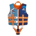 thumbnail image 1 of Gogokids Kids Swim Vest Life Jacket-Toddler Flotation Buoyancy Swimsuit Trainer Vests Swimming Aid Jacket for Boys/Girls Age 1-9 Years,Orange Dinosaur, 1 of 9