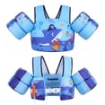 thumbnail image 1 of Koorium Toddler Swim Vest for Kids,Swim Arm Floaties 22-66lbs,Cartoon Swimming Water Wings Pool Float Vests with Shoulder Straps Arm Band for Boys Girls, Learn to Swim, 1 of 9