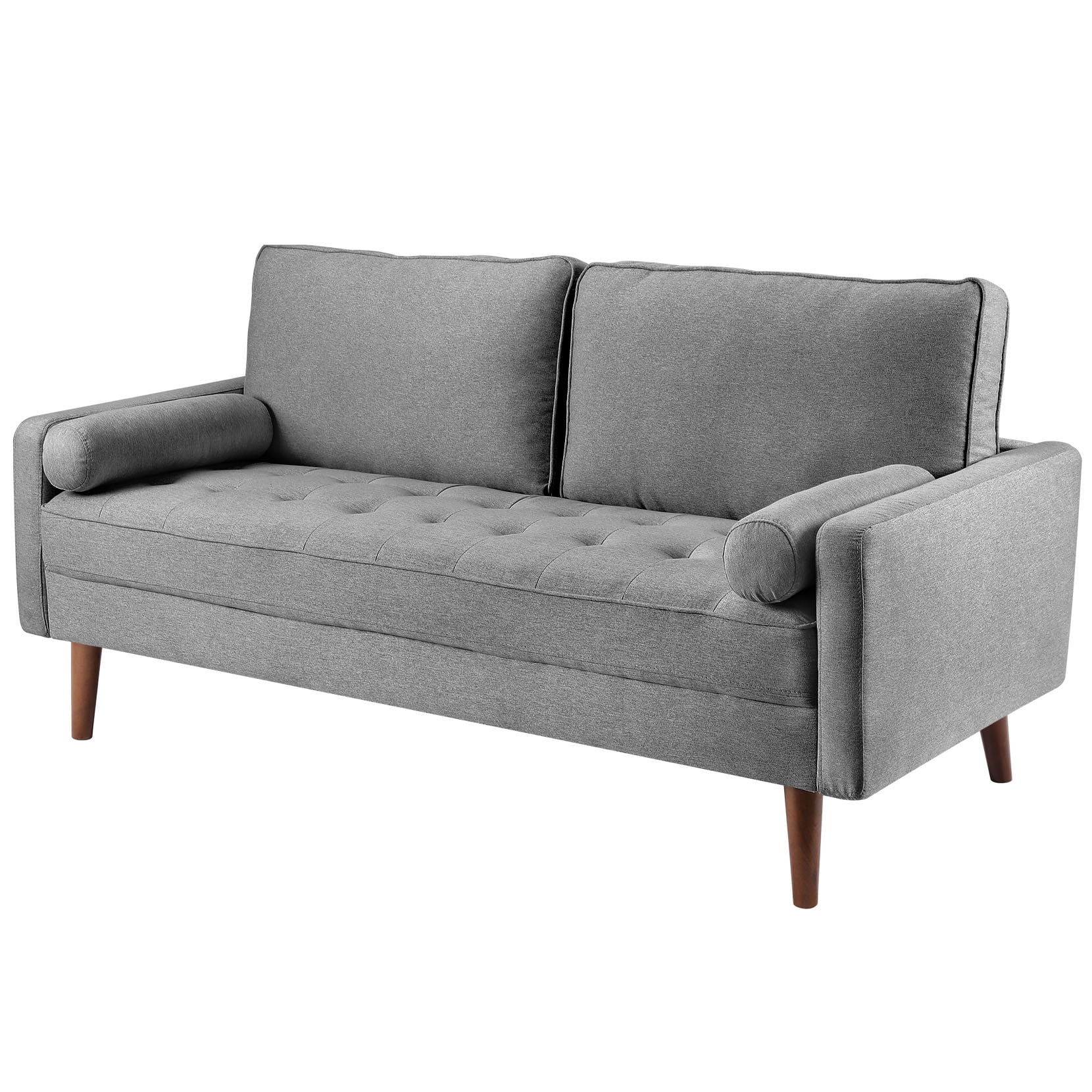 Koorlian Small Sofa Couch, 2 Seater Fabric Loveseat, Mid Century Moder –  Koorlian Furniture
