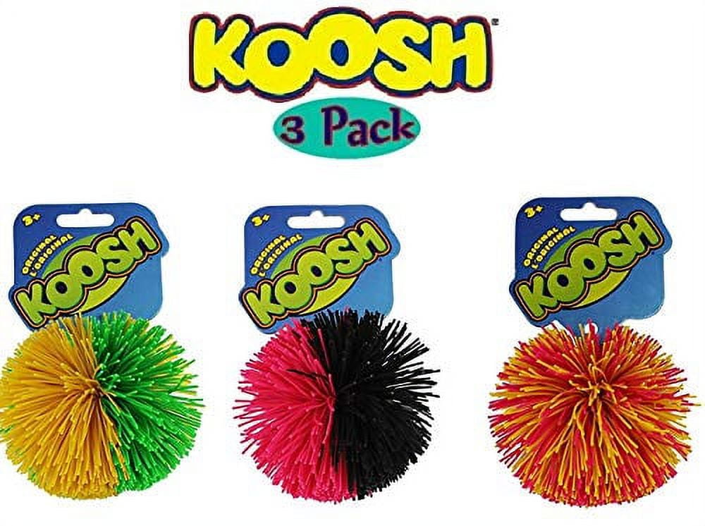 Koosh Set Of 3 Original Koosh Balls By Basic Fun