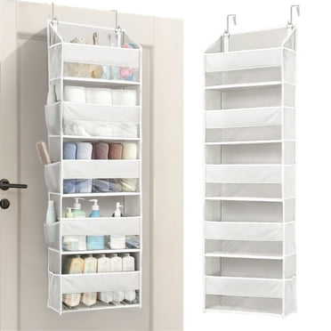 Koosom Over-the-Door-Organizer 5-Tier with Hooks, Beige, 1 Count, 1 Pack